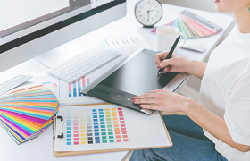 広告バナーをデザインするイメージ